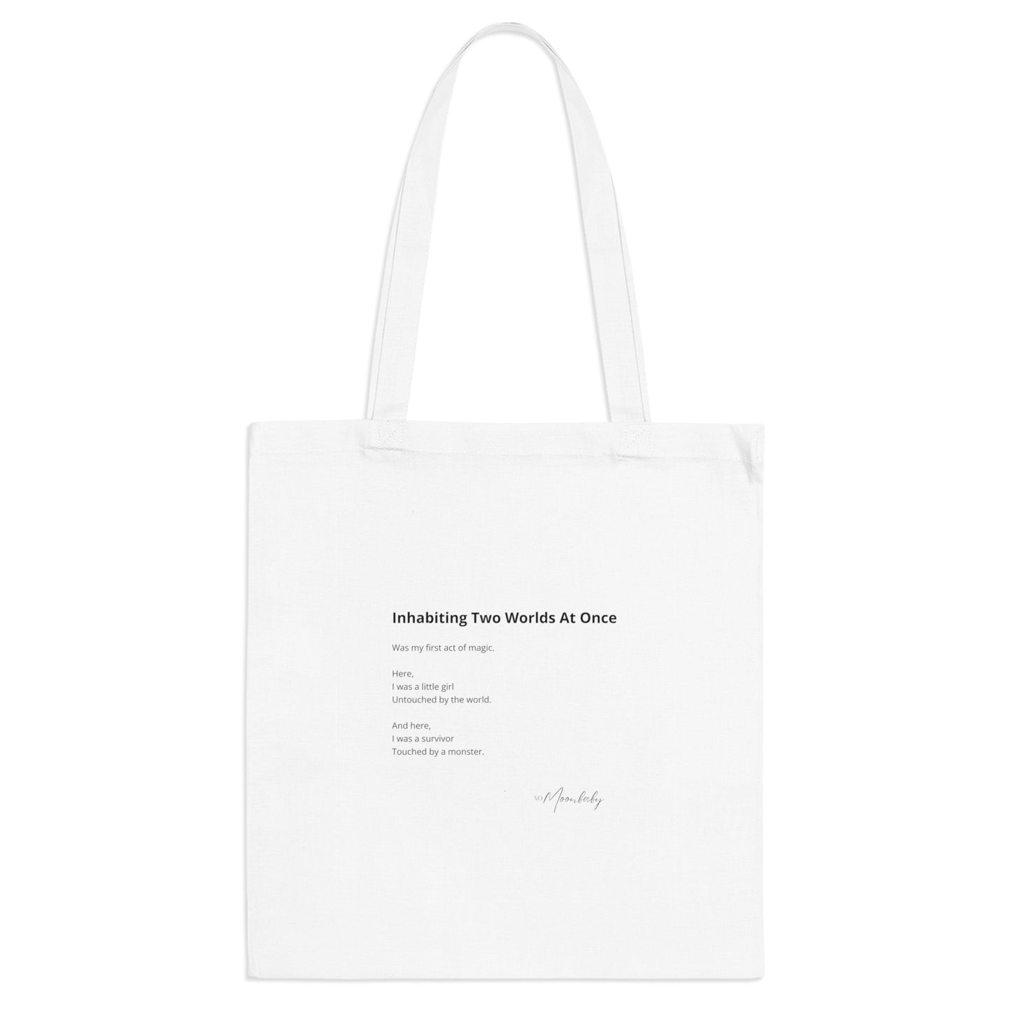 Inhabiting Two Worlds At Once - Tote Bag