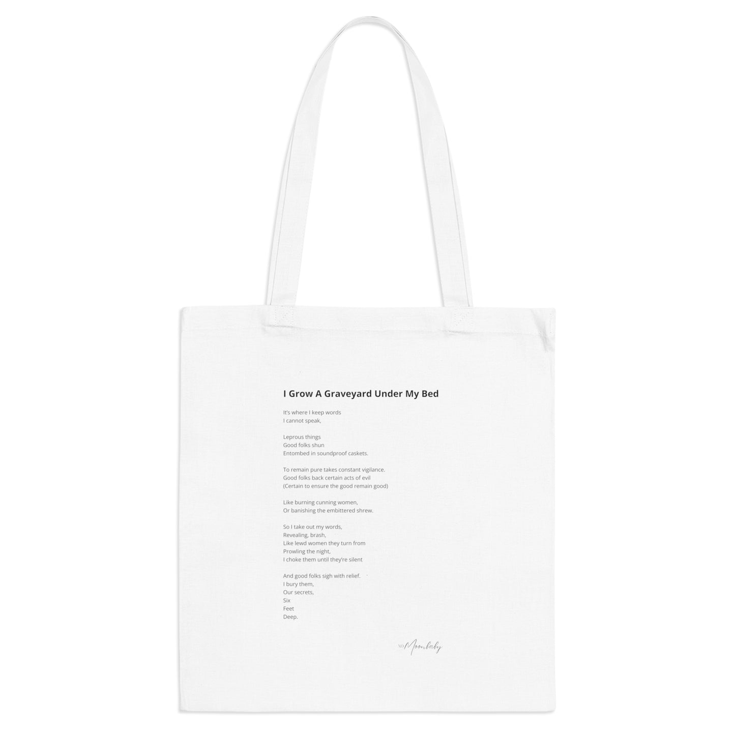 I Grow A Graveyard Under My Bed - Tote Bag