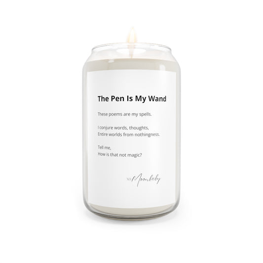 The Pen Is My Wand - Scented Aromatherapy Candle, 13.75 oz