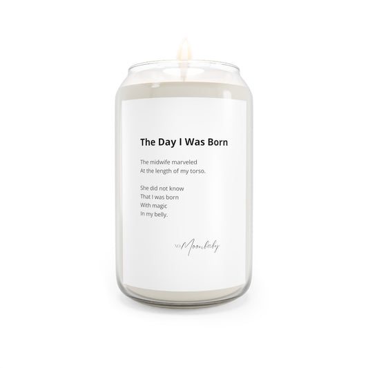 The Day I Was Born - Scented Aromatherapy Candle, 13.75 oz