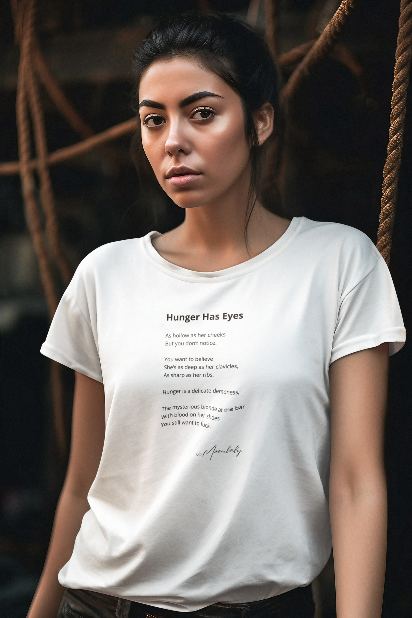 Hunger Has Eyes - Organic Cotton T-Shirt